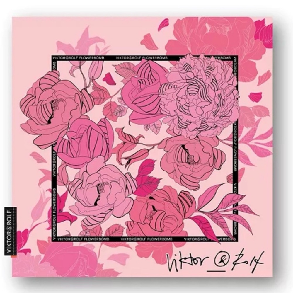 Viktor & Rolf Flowerbomb 90 x 90 cm Foulard Scarf